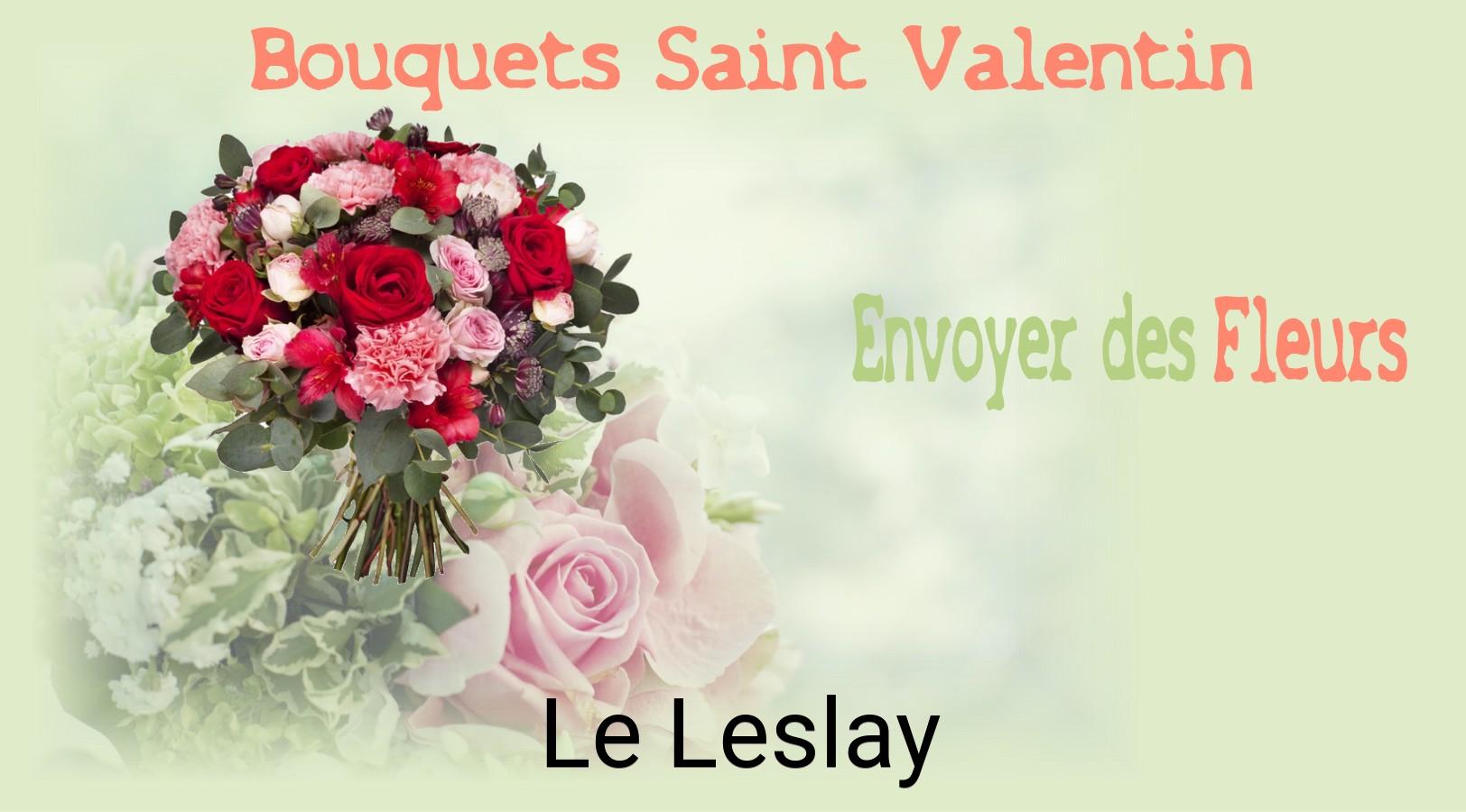 Roses de Saint-Valentin livrées à Le Leslay